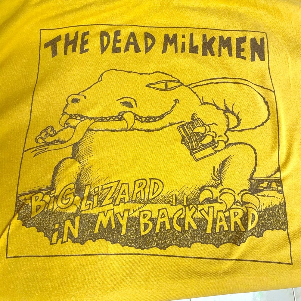 Dead Milkmen Big Lizard band T